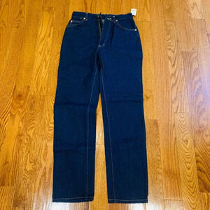 NWT Vintage Lee Deadstock Denim Blue Jeans Women’s Size 28 X 30 L Made In USA